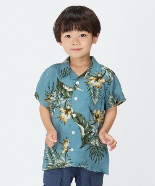 SHIPS / シップス シャツ・ブラウス | SHIPS Colors:〈洗濯機可能〉レーヨン プリント シャツ(80〜130cm) | 詳細13