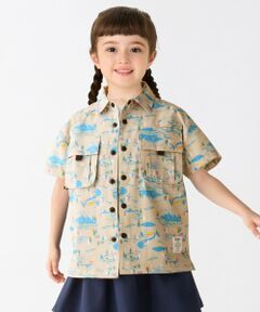 SHIPS / シップス シャツ・ブラウス | SHIPS Colors:100〜140cm / ロフトエアー プリント シャツ◇