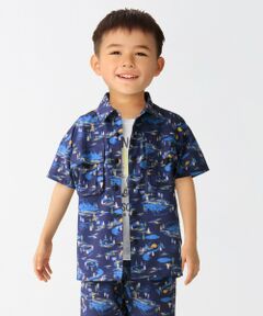 SHIPS / シップス シャツ・ブラウス | SHIPS Colors:100〜140cm / ロフトエアー プリント シャツ◇