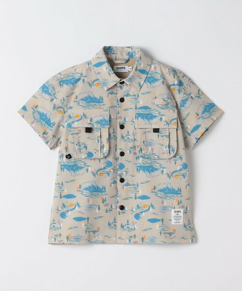 SHIPS / シップス シャツ・ブラウス | SHIPS Colors:100〜140cm / ロフトエアー プリント シャツ◇ | 詳細1