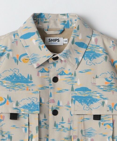 SHIPS / シップス シャツ・ブラウス | SHIPS Colors:100〜140cm / ロフトエアー プリント シャツ◇ | 詳細4