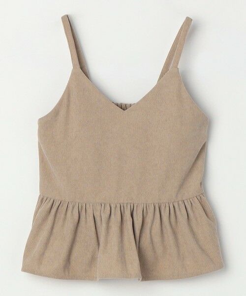 SHIPS / シップス キャミソール・チューブトップ | SHIPS Colors:100〜130cm /〈洗濯機可能〉コーデュロイ ビスチェ | 詳細1