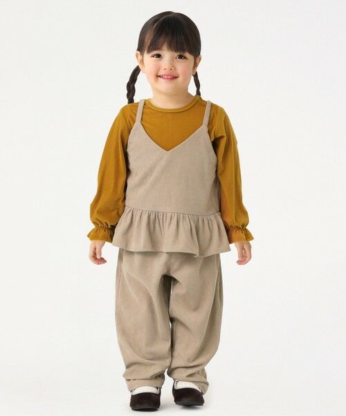 SHIPS / シップス キャミソール・チューブトップ | SHIPS Colors:100〜130cm /〈洗濯機可能〉コーデュロイ ビスチェ | 詳細9