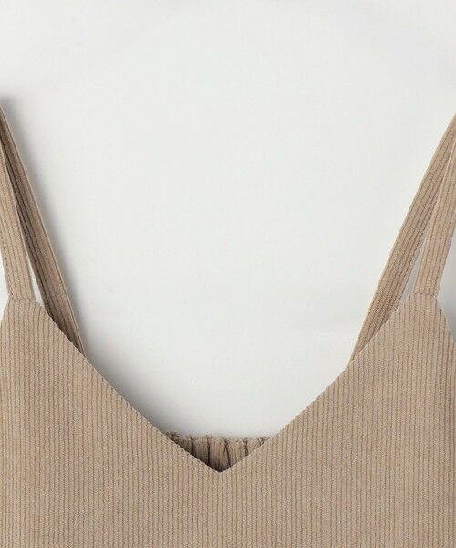 SHIPS / シップス キャミソール・チューブトップ | SHIPS Colors:100〜130cm /〈洗濯機可能〉コーデュロイ ビスチェ | 詳細3