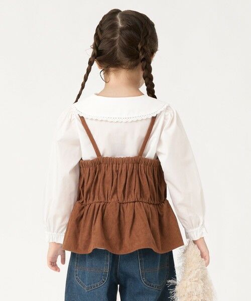 SHIPS / シップス キャミソール・チューブトップ | SHIPS Colors:100〜130cm /〈洗濯機可能〉コーデュロイ ビスチェ | 詳細13