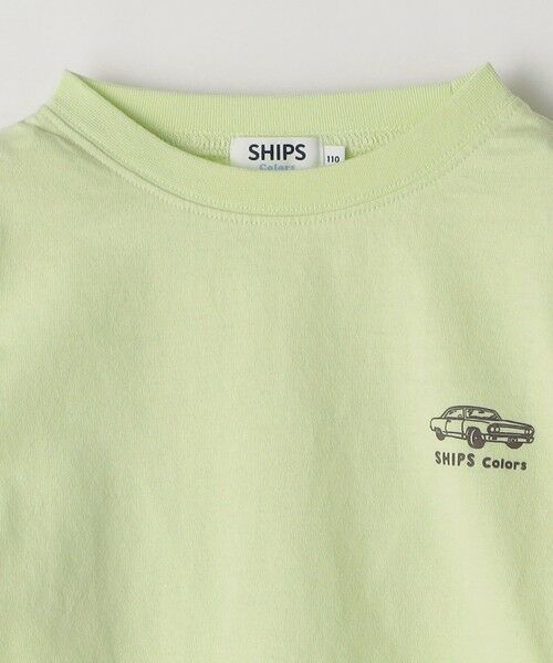 SHIPS / シップス Tシャツ | SHIPS Colors: 80〜130cm / レイヤード プリント ロンT◇ | 詳細8