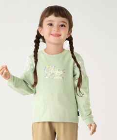 SHIPS / シップス スウェット | SHIPS Colors: 80〜130cm / ショルダー レース ロゴ スウェット◇