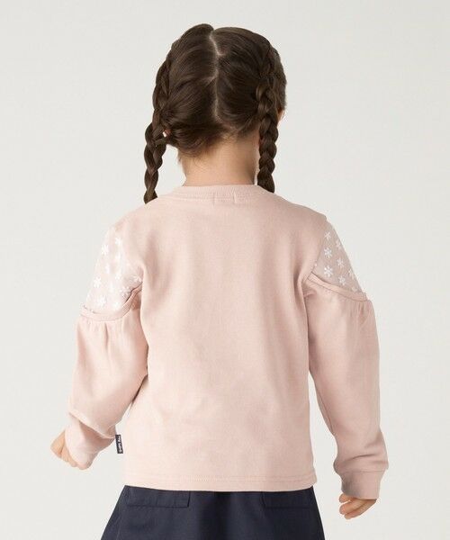 SHIPS / シップス スウェット | SHIPS Colors: 80〜130cm / ショルダー レース ロゴ スウェット◇ | 詳細6