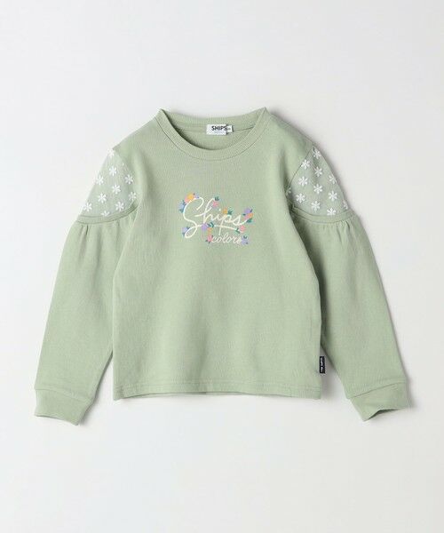 SHIPS / シップス スウェット | SHIPS Colors: 80〜130cm / ショルダー レース ロゴ スウェット◇ | 詳細8