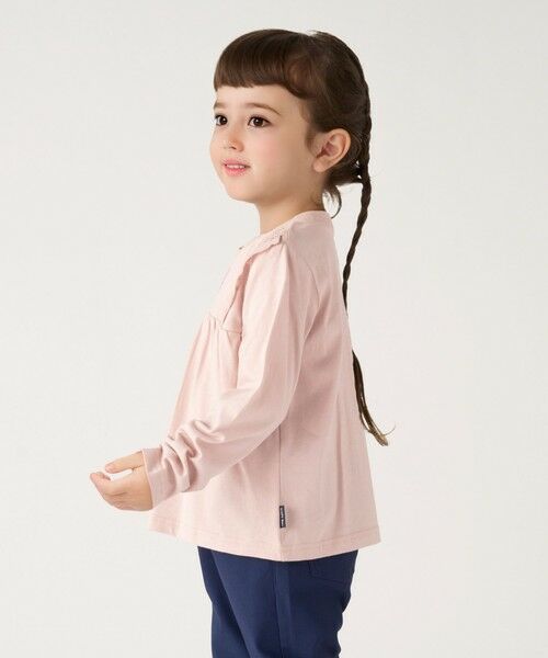 SHIPS / シップス Tシャツ | SHIPS Colors: 80〜130cm / フラワー エンブロイダリー ロンT◇ | 詳細10