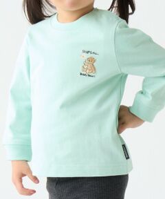 SHIPS / シップス Tシャツ | SHIPS Colors:80〜130cm / TeddyBear(R) 1ポイント ロンT◇