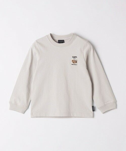 SHIPS / シップス Tシャツ | SHIPS Colors:80〜130cm / TeddyBear(R) 1ポイント ロンT◇ | 詳細7
