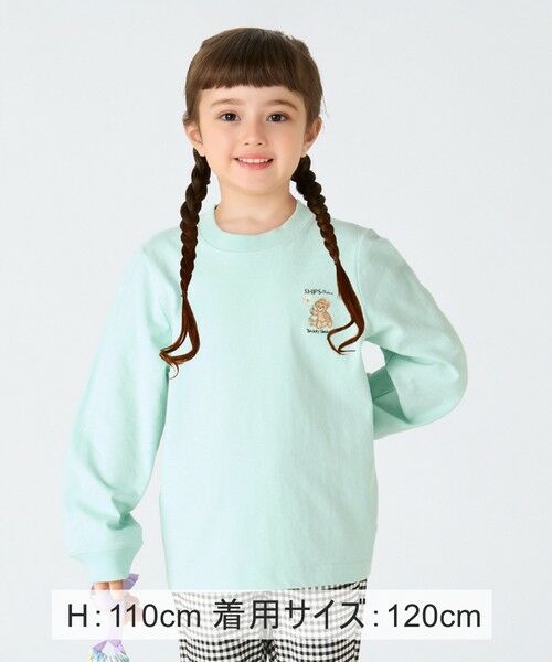 SHIPS / シップス Tシャツ | SHIPS Colors:80〜130cm / TeddyBear(R) 1ポイント ロンT◇ | 詳細24