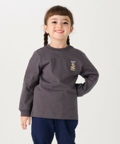 SHIPS / シップス Tシャツ | SHIPS Colors: 80~130cm / TeddyBear(R) ワンポイント ロンT◇