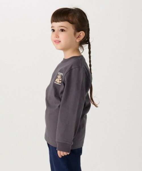 SHIPS / シップス Tシャツ | SHIPS Colors: 80~130cm / TeddyBear(R) ワンポイント ロンT◇ | 詳細4
