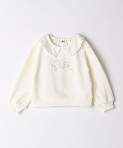 SHIPS / シップス スウェット | SHIPS Colors: 90〜140cm /〈洗濯機可能〉ロゴ プリント カラー スウェット | 詳細1