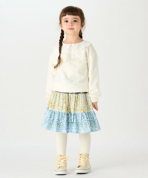 SHIPS / シップス スウェット | SHIPS Colors: 90〜140cm /〈洗濯機可能〉ロゴ プリント カラー スウェット | 詳細5