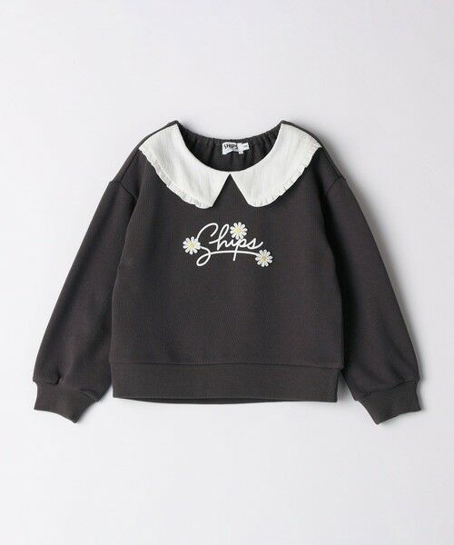 SHIPS / シップス スウェット | SHIPS Colors: 90〜140cm /〈洗濯機可能〉ロゴ プリント カラー スウェット | 詳細7