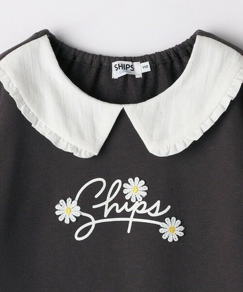 SHIPS / シップス スウェット | SHIPS Colors: 90〜140cm /〈洗濯機可能〉ロゴ プリント カラー スウェット | 詳細9