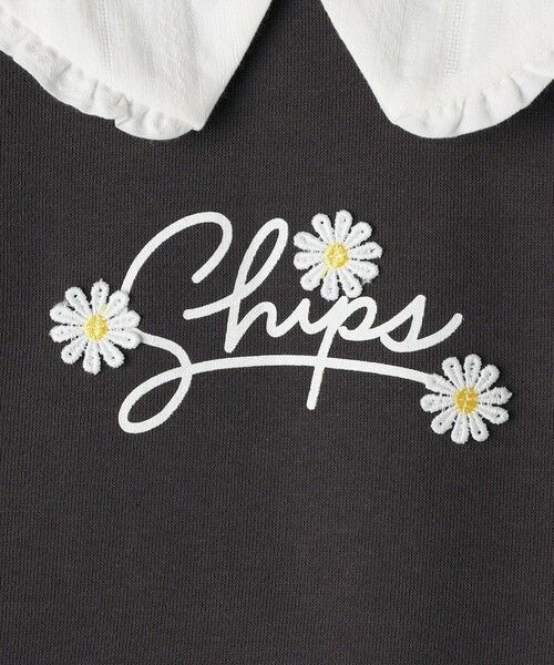 SHIPS / シップス スウェット | SHIPS Colors: 90〜140cm /〈洗濯機可能〉ロゴ プリント カラー スウェット | 詳細11