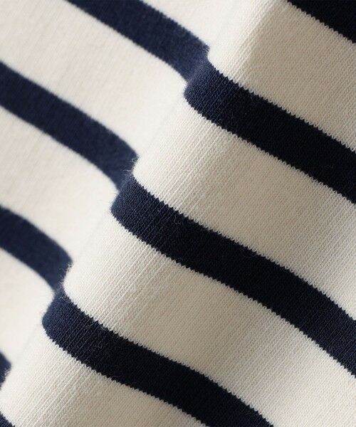 SHIPS / シップス Tシャツ | SHIPS Colors: 80〜130cm / ミニ裏毛 ボーダー ポケット トップス | 詳細3