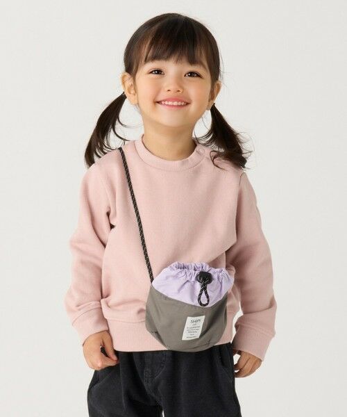 SHIPS / シップス スウェット | SHIPS Colors: 90~140cm /〈洗濯機可能〉ボディバッグ スウェット(ピンク)
