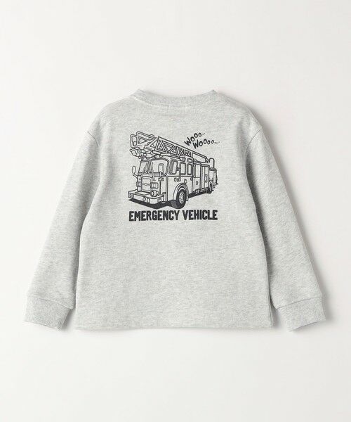 SHIPS / シップス スウェット | SHIPS Colors: 80〜130cm / エマージェンシー ビハイクル(消防車) スウェット | 詳細2