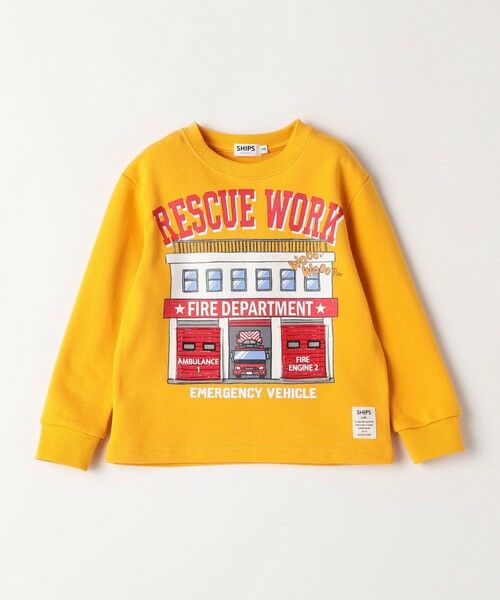 SHIPS / シップス スウェット | SHIPS Colors: 80〜130cm / エマージェンシー ビハイクル(消防車) スウェット | 詳細11