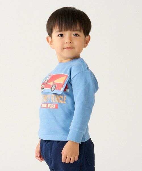 SHIPS / シップス スウェット | SHIPS Colors: 80〜130cm / エマージェンシー ビハイクル(消防車) スウェット | 詳細25