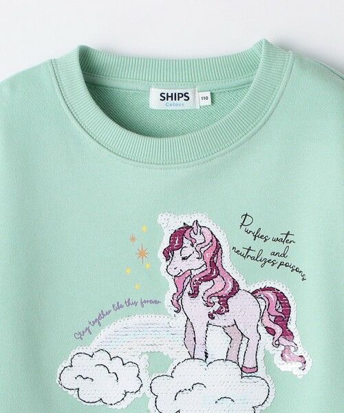 SHIPS / シップス スウェット | SHIPS Colors: 100〜130cm /〈手洗い可能〉スパンコール スウェット◇ | 詳細13