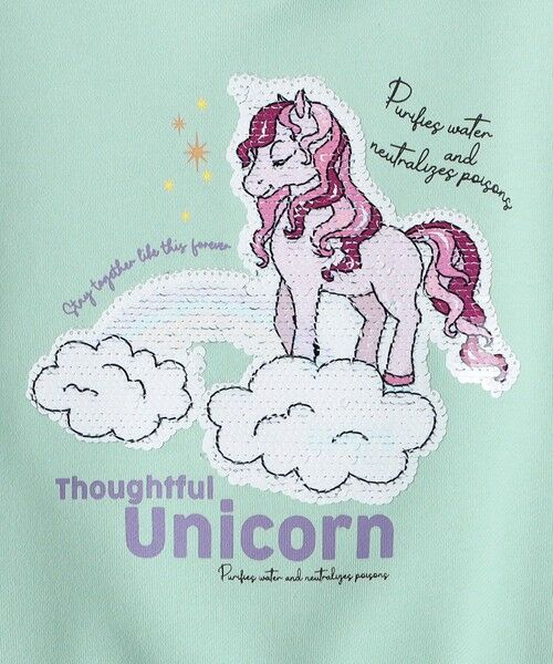 SHIPS / シップス スウェット | SHIPS Colors: 100〜130cm /〈手洗い可能〉スパンコール スウェット◇ | 詳細15