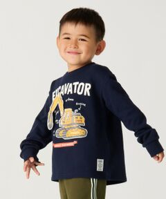 SHIPS / シップス スウェット | SHIPS Colors: 90cm〜140cm / 建設車両 (ショベルカー) スウェット◇