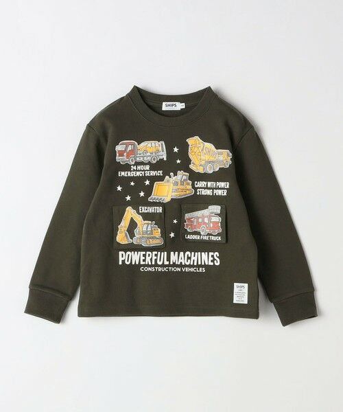 SHIPS / シップス スウェット | SHIPS Colors: 90cm〜140cm / 建設車両 (ショベルカー) スウェット◇ | 詳細1