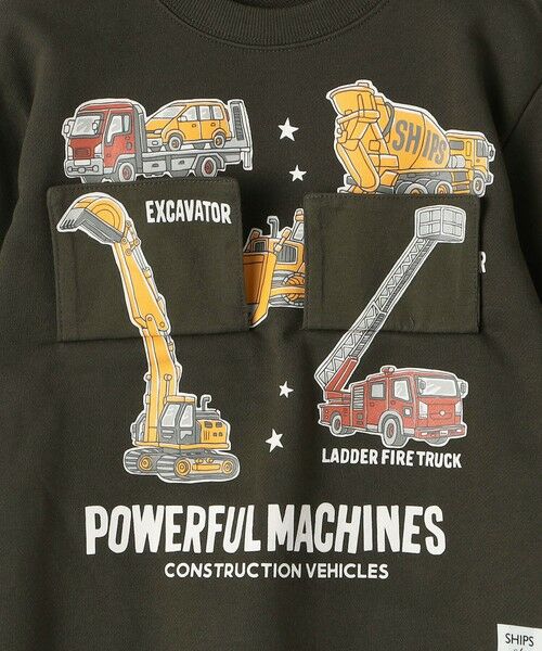 SHIPS / シップス スウェット | SHIPS Colors: 90cm〜140cm / 建設車両 (ショベルカー) スウェット◇ | 詳細5
