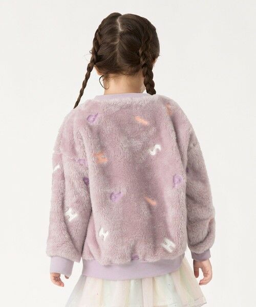 SHIPS / シップス Tシャツ | SHIPS Colors: 90~140cm /〈洗濯機可能〉 ロゴ刺繍 ボア スウェット◇ | 詳細10