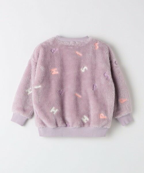 SHIPS / シップス Tシャツ | SHIPS Colors: 90~140cm /〈洗濯機可能〉 ロゴ刺繍 ボア スウェット◇ | 詳細3