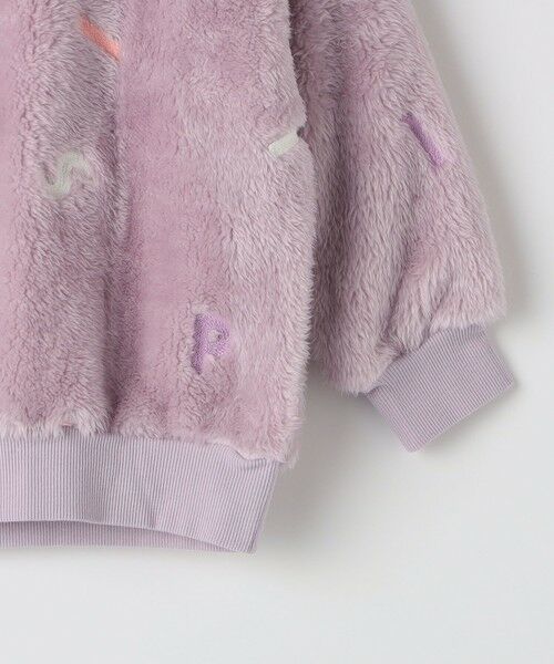 SHIPS / シップス Tシャツ | SHIPS Colors: 90~140cm /〈洗濯機可能〉 ロゴ刺繍 ボア スウェット◇ | 詳細5