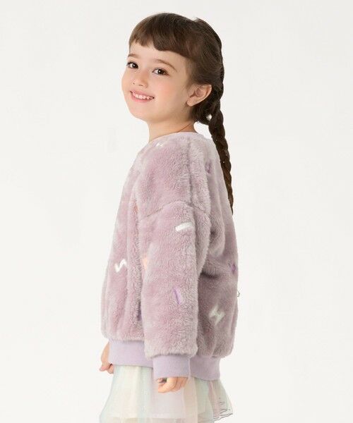 SHIPS / シップス Tシャツ | SHIPS Colors: 90~140cm /〈洗濯機可能〉 ロゴ刺繍 ボア スウェット◇ | 詳細9