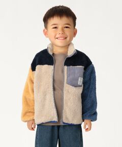 SHIPS / シップス ブルゾン | 《一部追加予約》SHIPS Colors:90〜140cm /〈洗濯機可能〉ボアジップ ジャケット◆