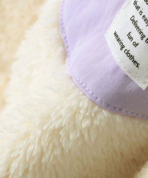 SHIPS / シップス ブルゾン | 《新色予約》SHIPS Colors:90〜140cm /〈洗濯機可能〉ボアジップ ジャケット◇ | 詳細8