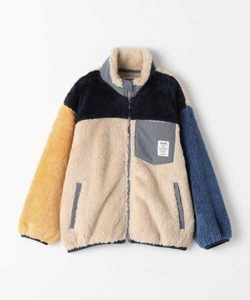 SHIPS / シップス ブルゾン | 《一部追加予約》SHIPS Colors:90〜140cm /〈洗濯機可能〉ボアジップ ジャケット◆ | 詳細1