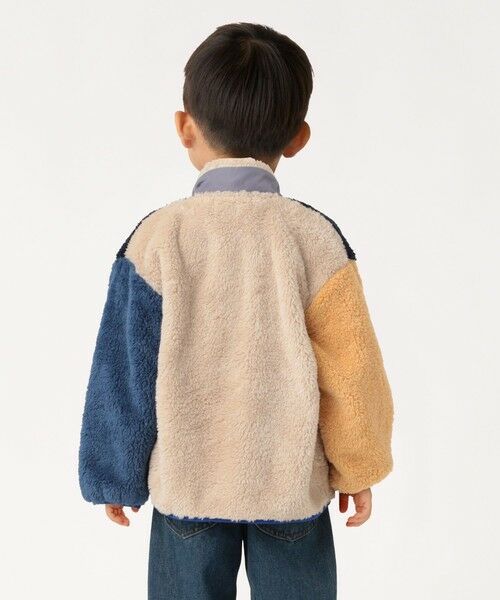 SHIPS / シップス ブルゾン | 《一部追加予約》SHIPS Colors:90〜140cm /〈洗濯機可能〉ボアジップ ジャケット◆ | 詳細9