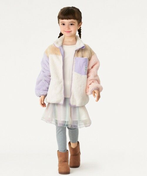 SHIPS / シップス ブルゾン | 《一部追加予約》SHIPS Colors:90〜140cm /〈洗濯機可能〉ボアジップ ジャケット◆ | 詳細14