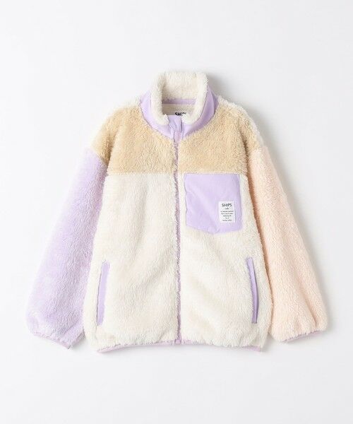 SHIPS / シップス ブルゾン | 《一部追加予約》SHIPS Colors:90〜140cm /〈洗濯機可能〉ボアジップ ジャケット◆ | 詳細12