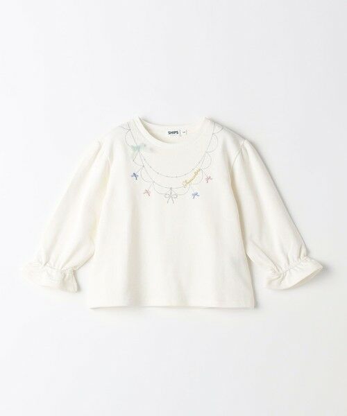 SHIPS / シップス スウェット | SHIPS Colors:〈洗濯機可能〉80〜130cm / ネックレス スウェット | 詳細1