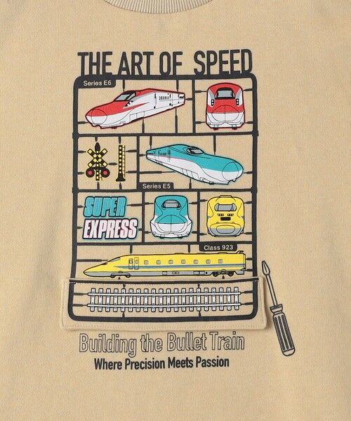 SHIPS / シップス Tシャツ | SHIPS Colors:90〜120cm / 〈洗濯機可能〉JR 新幹線 スウェット | 詳細4