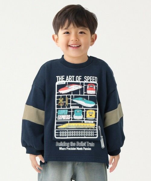 SHIPS / シップス Tシャツ | SHIPS Colors:90〜120cm / 〈洗濯機可能〉JR 新幹線 スウェット | 詳細15
