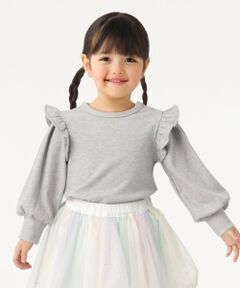 SHIPS / シップス カットソー | SHIPS Colors:90〜140cm / パフショルダー ロングスリーブ トップス◇