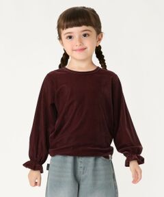 SHIPS / シップス カットソー | SHIPS Colors:90〜140cm /〈洗濯機可能〉シアー ベロア トップス◇