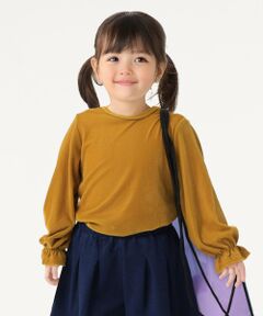 SHIPS / シップス カットソー | SHIPS Colors:90〜140cm /〈洗濯機可能〉シアー ベロア トップス◇